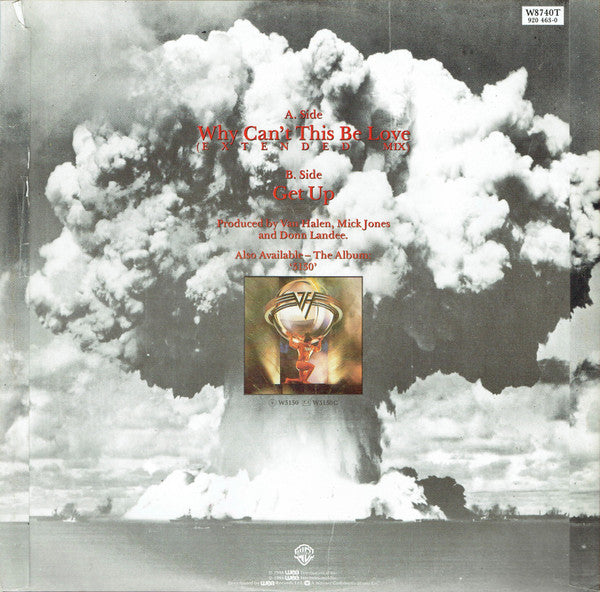 Van Halen : Why Can't This Be Love (Extended Mix) / Get Up (12", PRS)