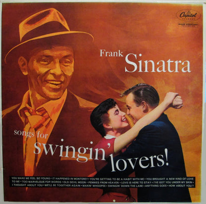 Frank Sinatra : Songs For Swingin' Lovers! (LP, Mono, RM, Bar)