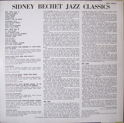 Sidney Bechet : Jazz Classics Volume 1 (LP, Mono)