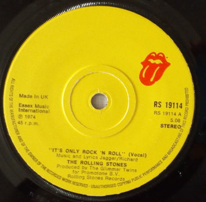 The Rolling Stones : It's Only Rock 'N Roll (7", Single)