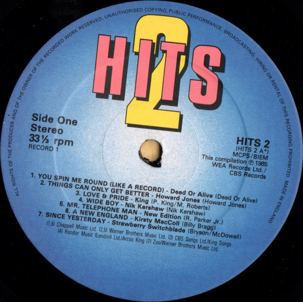 Various : Hits 2 - The Album (2xLP, Comp)