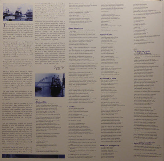 Sting : The Last Ship (LP, Album, RE, RM, 180)