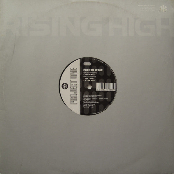 Project One : Project One Are Back (12")
