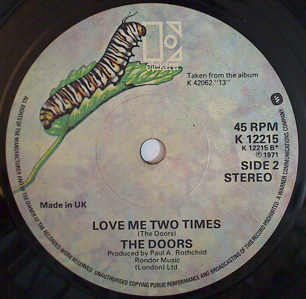 The Doors : Hello, I Love You (7", Single, RE + 7", Single + Ltd)