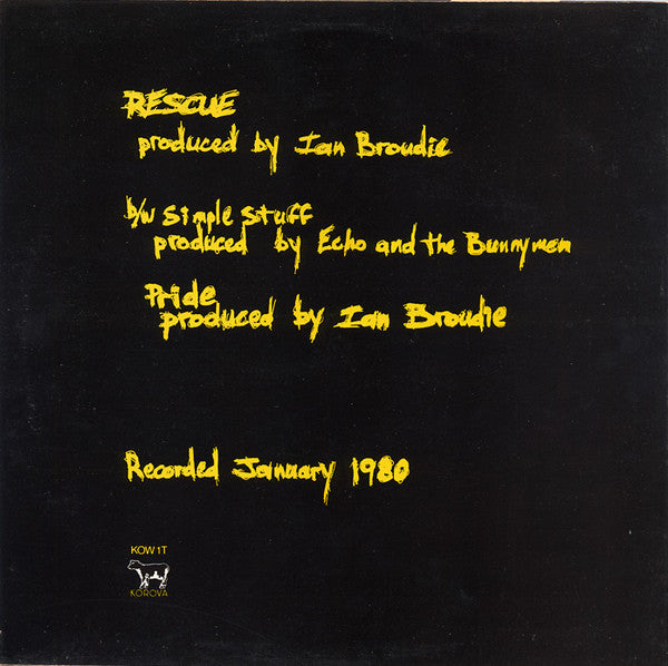 Echo And The Bunnymen* : Rescue (12", Single)