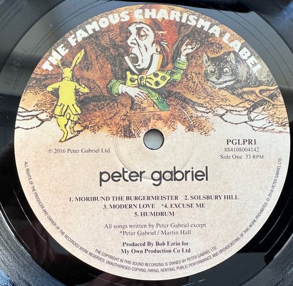 Peter Gabriel : Peter Gabriel (LP, Album, RE, RM, 180)