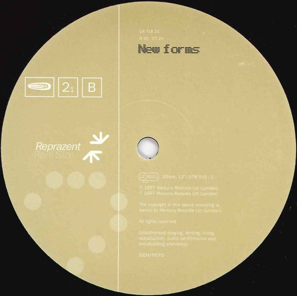 Roni Size / Reprazent : Share The Fall (12", 2₁)
