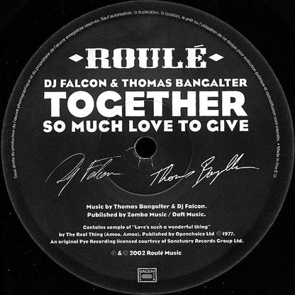 Together (2) : So Much Love To Give (12", S/Sided)