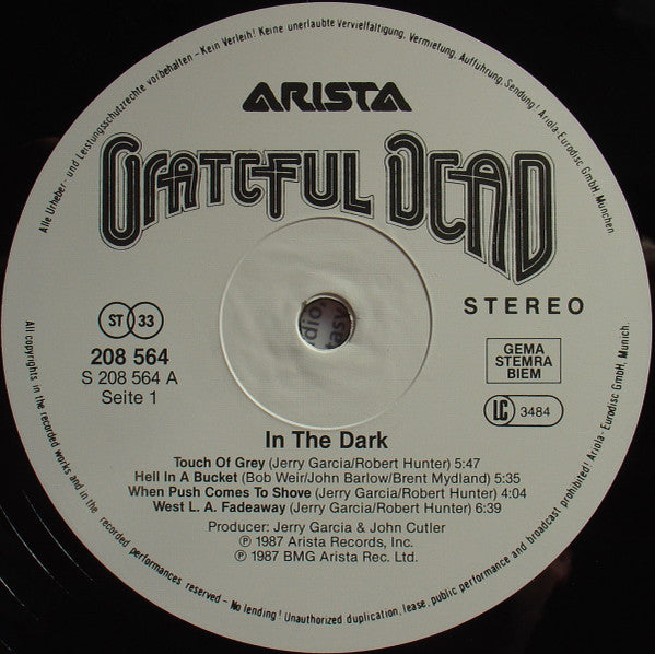 Grateful Dead* : In The Dark (LP, Album)