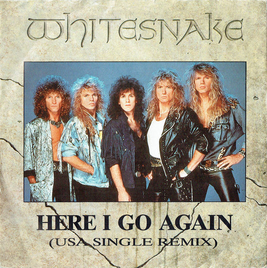 Whitesnake : Here I Go Again (USA Single Remix) (7", Single, Inj)