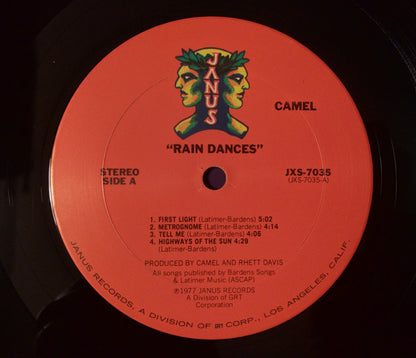 Camel : Rain Dances (LP, Album, San)