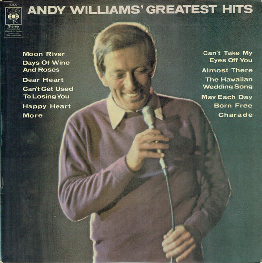 Andy Williams : Andy Williams' Greatest Hits  (LP, Comp)