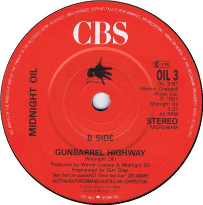 Midnight Oil : Beds Are Burning (7", Single)