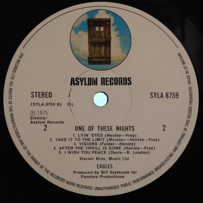 Eagles : One Of These Nights (LP, Album, Emb)