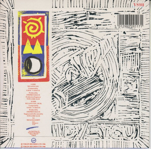 Orchestral Manœuvres In The Dark* : We Love You (7", Single)