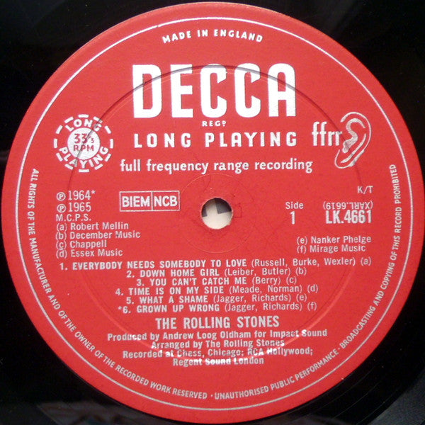 The Rolling Stones : No. 2 (LP, Album, Mono, Pas)