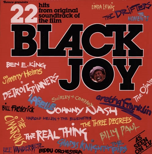 Various : Black Joy (22 Hits From Original Soundtrack Of The Film) (LP, Comp)