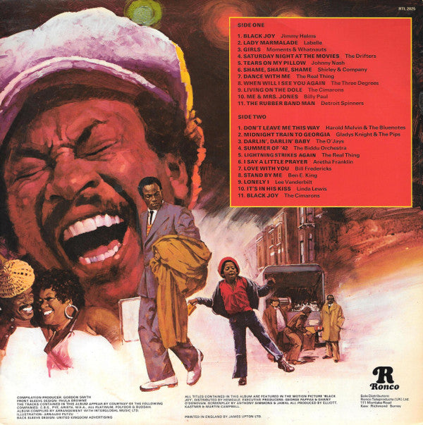 Various : Black Joy (22 Hits From Original Soundtrack Of The Film) (LP, Comp)