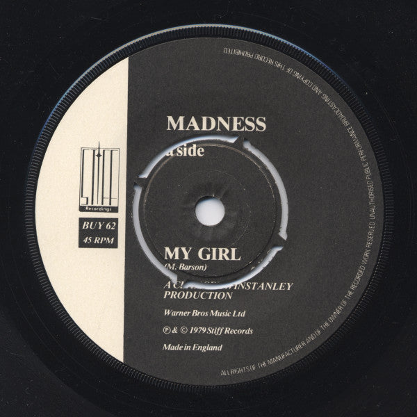 Madness : My Girl (7", Single, Pus)