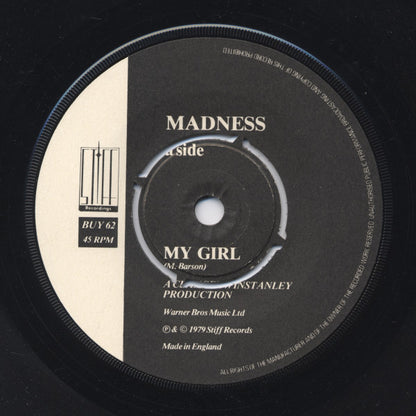 Madness : My Girl (7", Single, Pus)