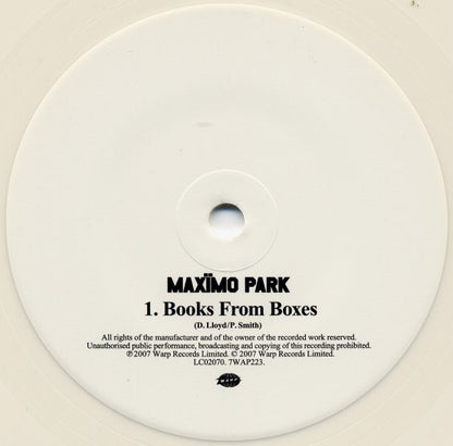 Maxïmo Park : Books From Boxes (7", Single, 1/2)