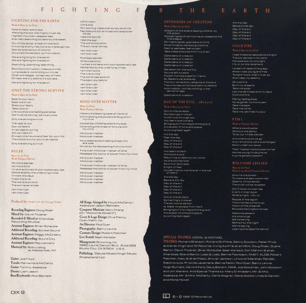 Warrior (6) : Fighting For The Earth (LP, Album)