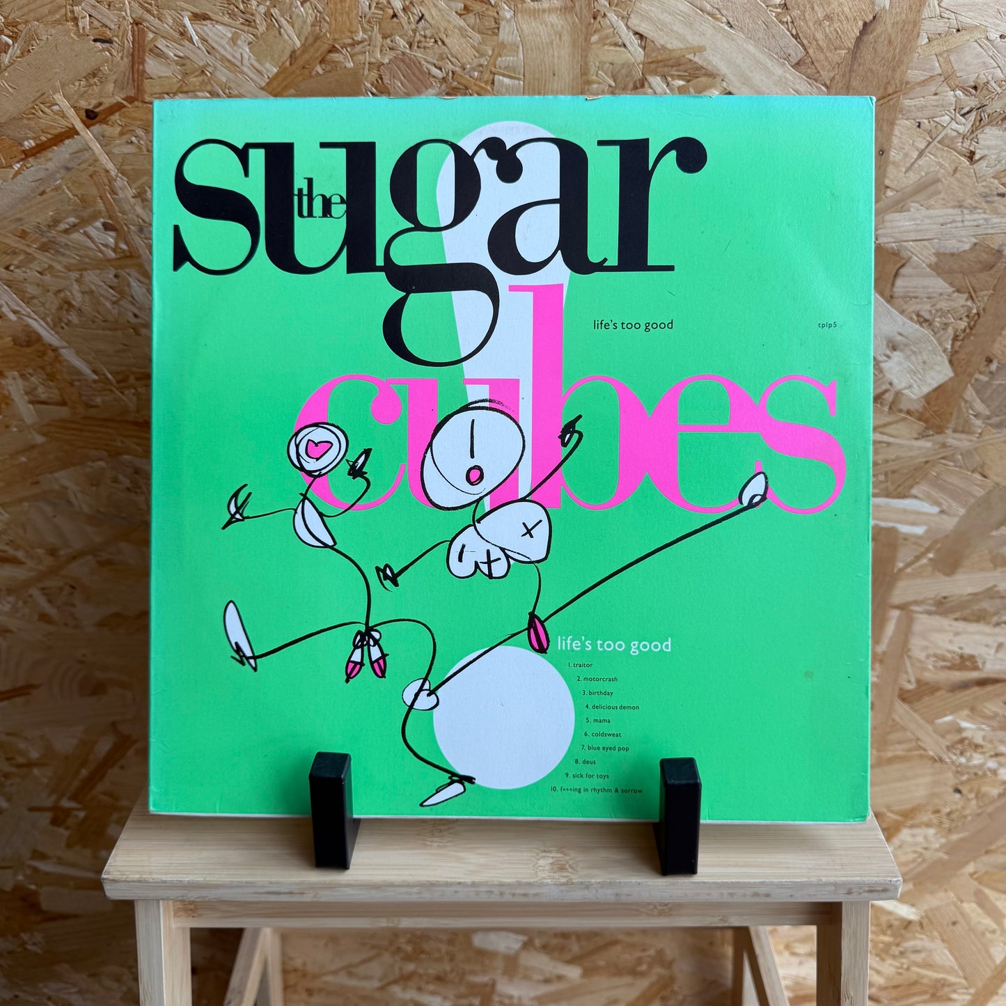 The Sugarcubes – Life's Too Good (1988 UK First Press Green Cover)