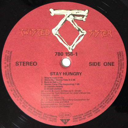 Twisted Sister : Stay Hungry (LP, Album)
