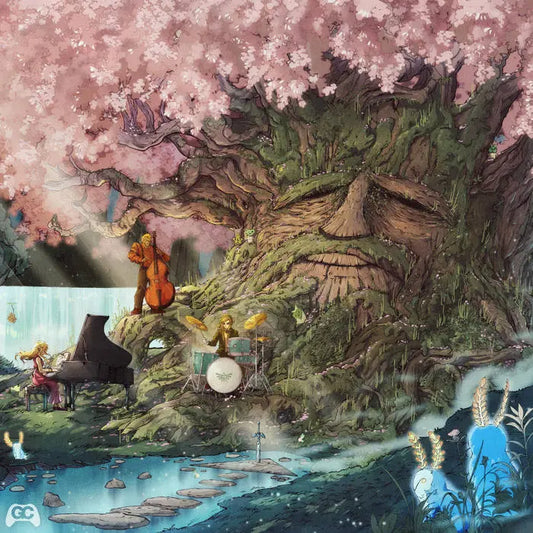 The Deku Trio - Zelda and Jazz II (Pink/Blue Marble)