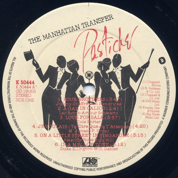 The Manhattan Transfer : Pastiche (LP, Album)