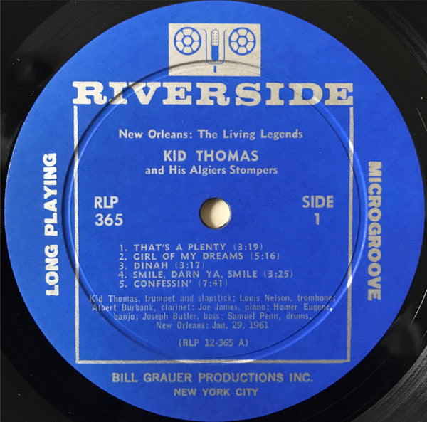 Kid Thomas And His Algiers Stompers : Kid Thomas And His Algiers Stompers (LP, Album, Mono)