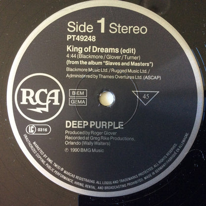 Deep Purple : King Of Dreams (12", Maxi)