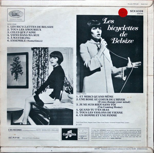 Mireille Mathieu : Les Bicyclettes De Belsize (LP, Comp)