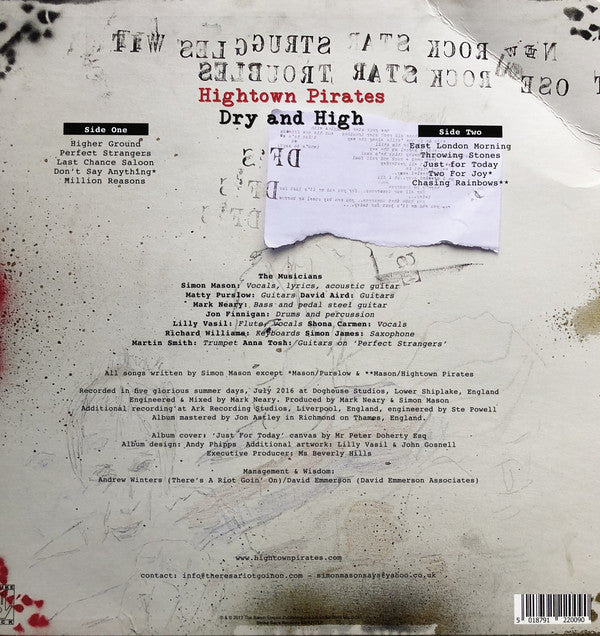 Hightown Pirates : Dry and High (LP, Album)