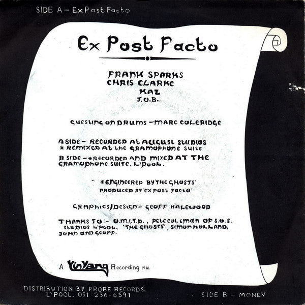 Ex Post Facto : Ex Post Facto (7")