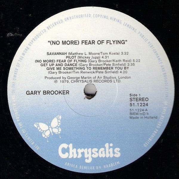 Gary Brooker : No More Fear Of Flying (LP, Album)