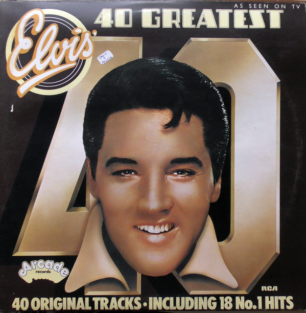 Elvis Presley : Elvis' 40 Greatest (2xLP, Comp, Gat)