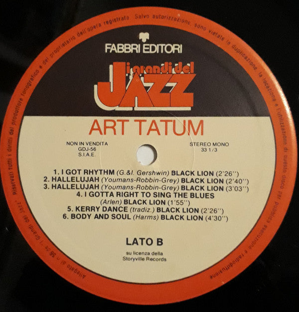 Art Tatum : Art Tatum (LP, Comp)