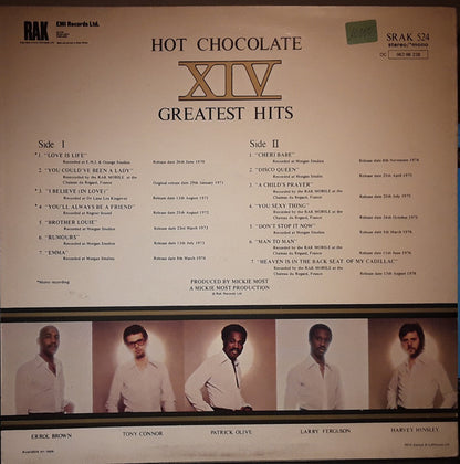 Hot Chocolate : XIV Greatest Hits (LP, Comp, Mono)