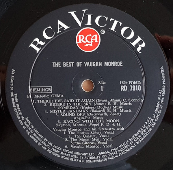 Vaughn Monroe : The Best Of Vaughn Monroe (LP, Comp, Mono)