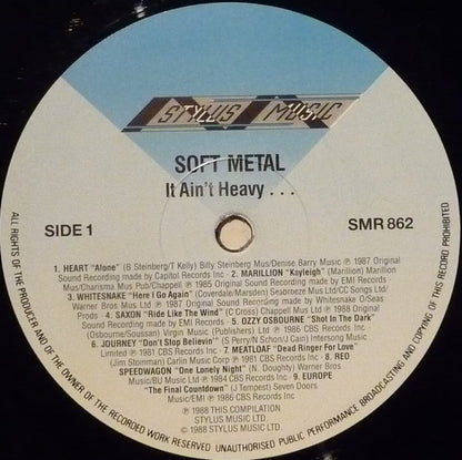 Various : Soft Metal - It Ain't Heavy . . .  (LP, Comp)