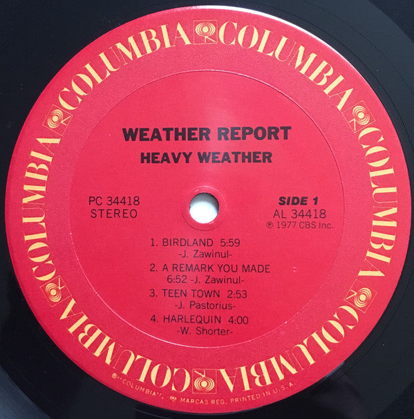 Weather Report : Heavy Weather (LP, Album, All)