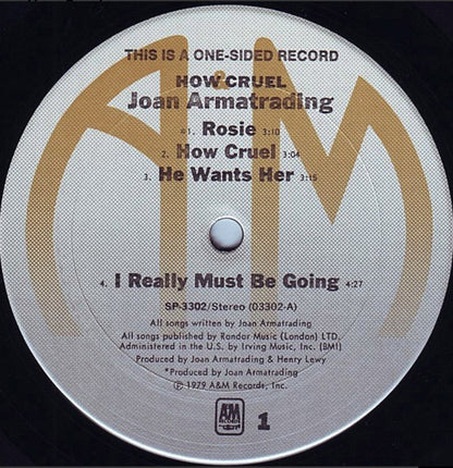 Joan Armatrading : How Cruel (LP, S/Sided, MiniAlbum, Pit)