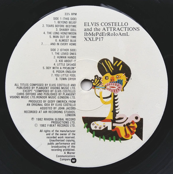 Elvis Costello And The Attractions* : Imperial Bedroom (LP, Album)