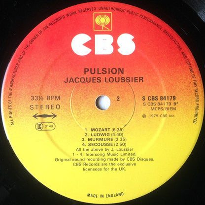 Jacques Loussier : Pulsion (LP, Album)