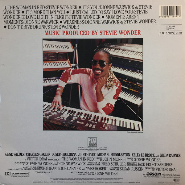 Stevie Wonder : The Woman In Red (Selections From The Original Motion Picture Soundtrack) (LP, Album, Gat)