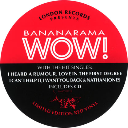 Bananarama : Wow! (LP, Album, Ltd, RE, Red + CD, Comp, RE)