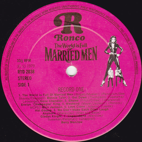 Various : The World Is Full Of Married Men (2xLP, Album, Comp)