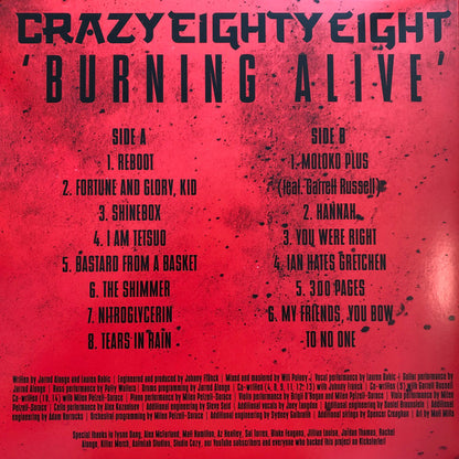 CrazyEightyEight : Burning Alive (LP, Album)