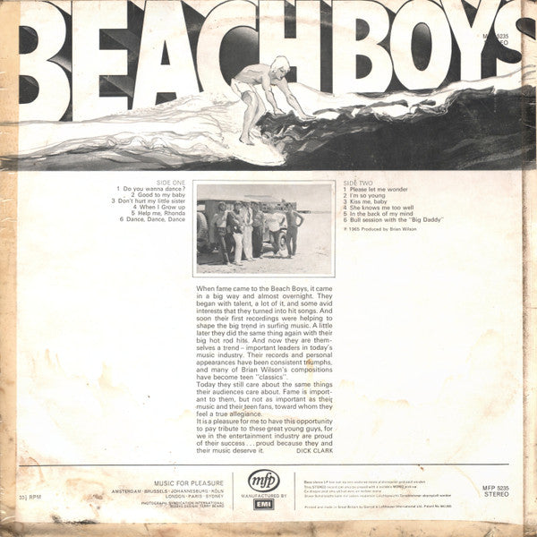 Beach Boys* : Do You Wanna Dance? (LP, Album, RE)